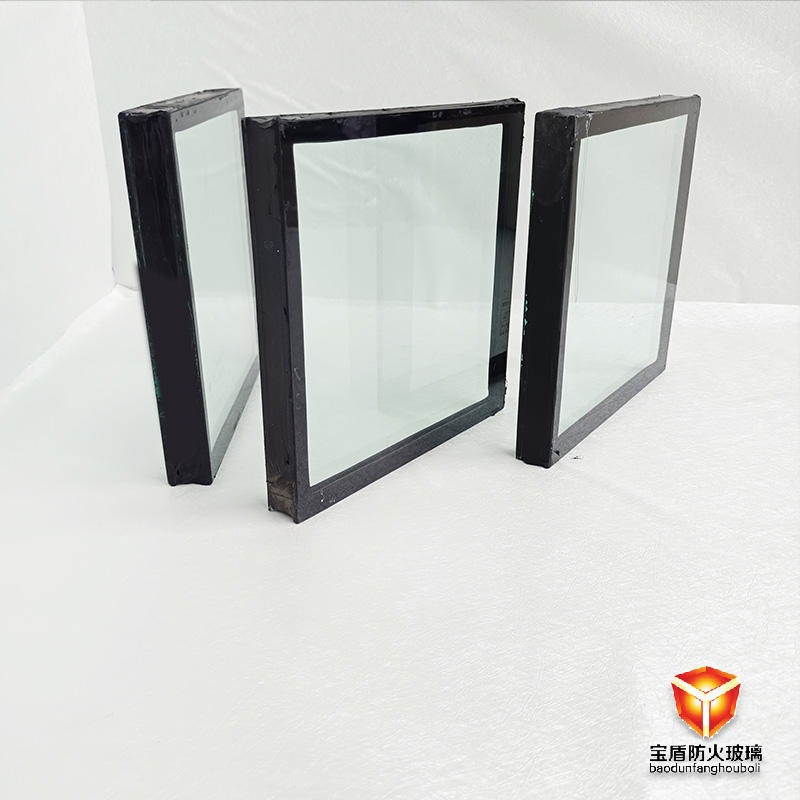 广东隔热型水晶硅防火玻璃超高透明度 宝盾复合防火玻璃具有良好隔音降噪效能
