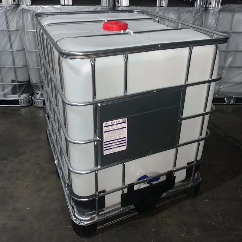 卡谱尔 1000升水容量吨桶 带盖带阀门 液体存储桶 食品塑料桶
