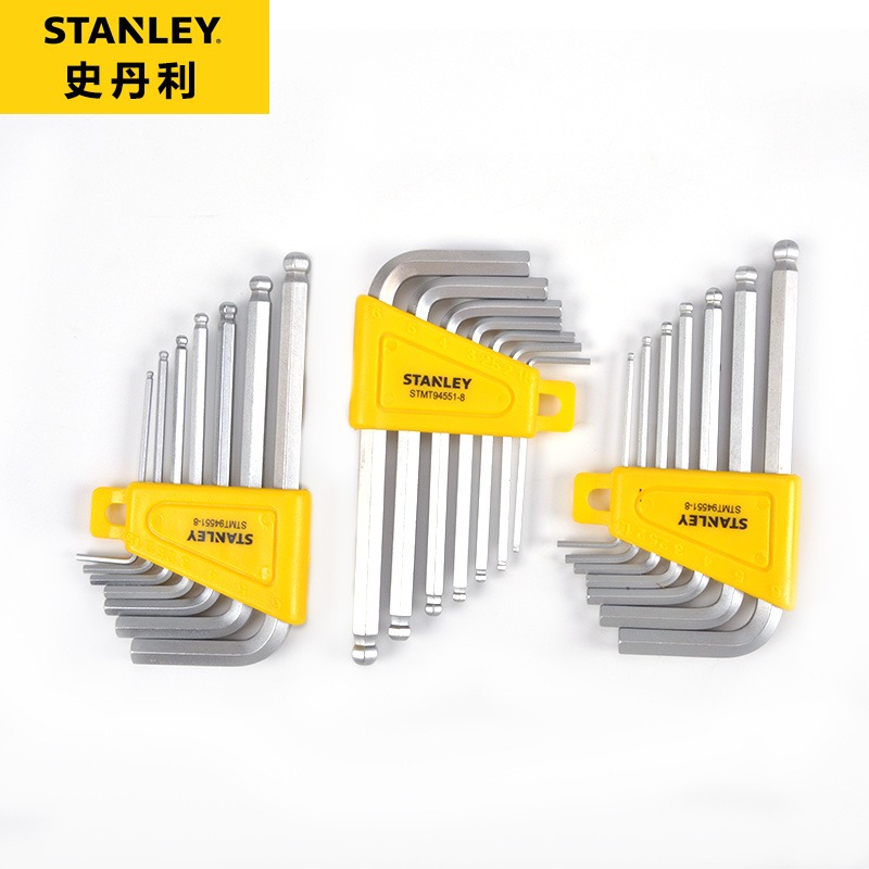 史丹利工具7件套公制短柄球头内六角扳手1.5-6mm STMT94551-8-23  STANLEY工具图片