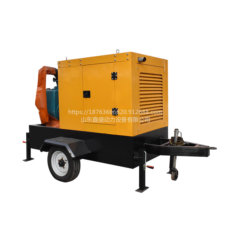 固定式水泵机组柴油机自吸泵流量100m³/h 扬程15米