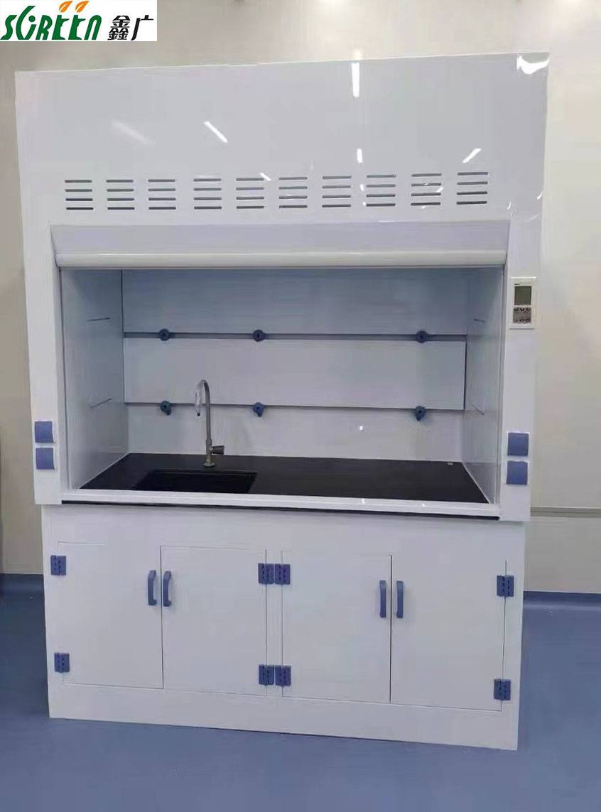 鑫广pp通风橱 排风柜聚丙烯柜 桌上型排风柜钢木材质实验台