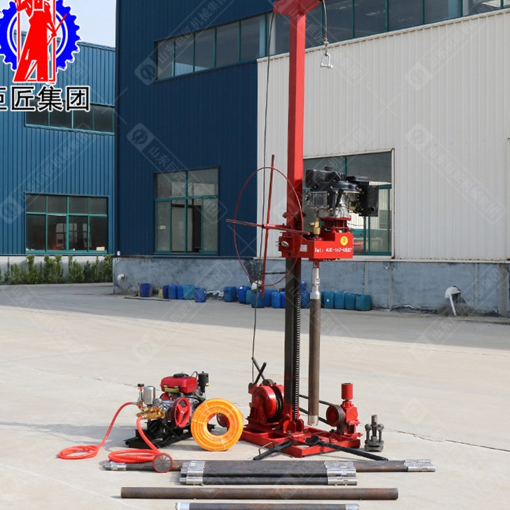 华夏巨匠50型地质勘探钻机QZ-3轻便岩芯取样钻机 小型岩石取芯设备