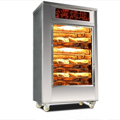 济南浩博烤地瓜机商用全自动多功能128/168/188型电烤红薯机烤玉米机图片