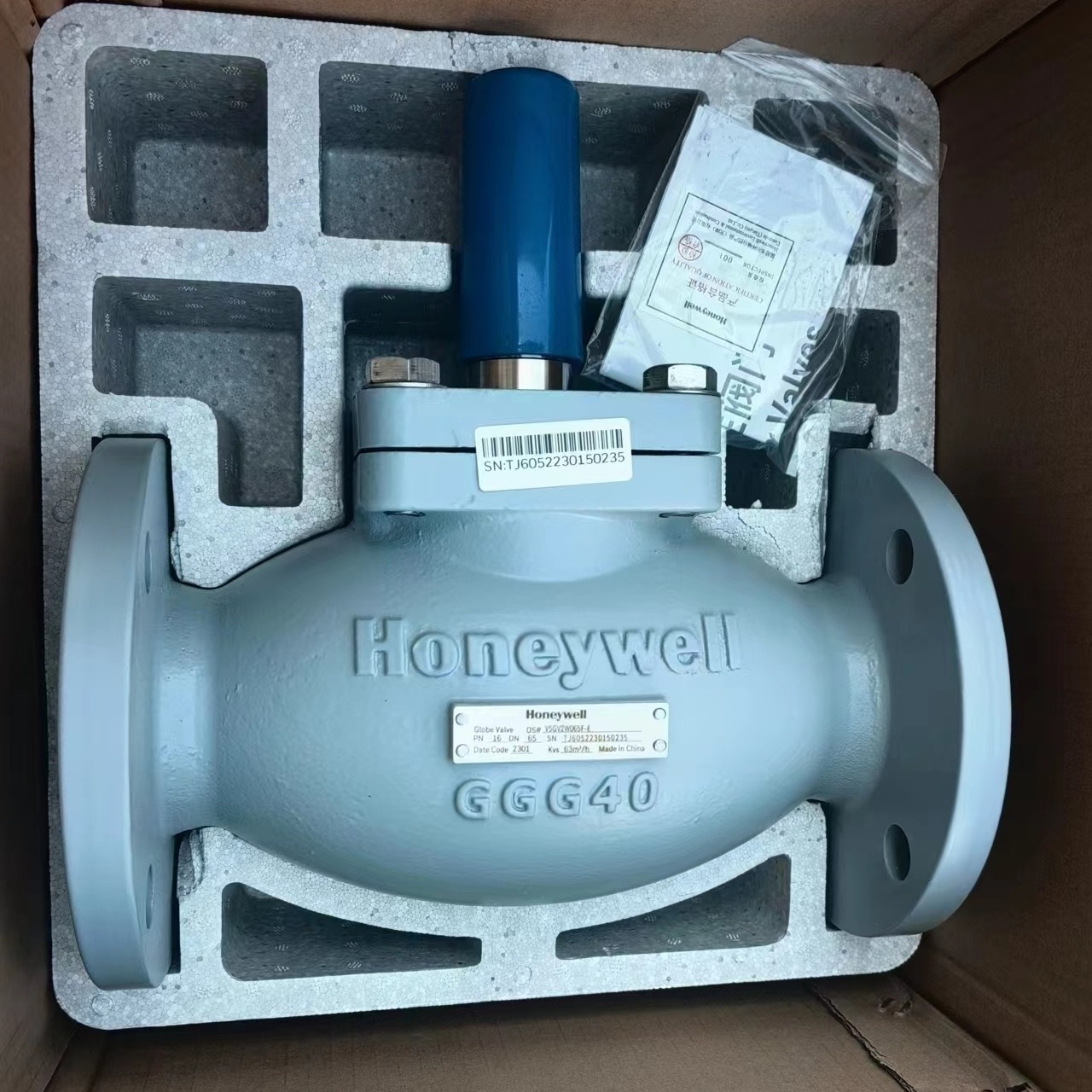 霍尼韦尔Honeywell法兰连接线性电动调节座阀V5GV2W065F-E