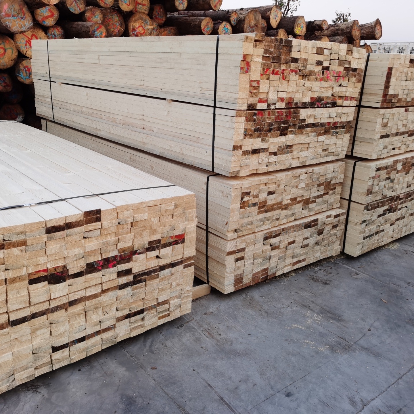 万家木业 木方条尺寸 木方价格 建材工程木方图片
