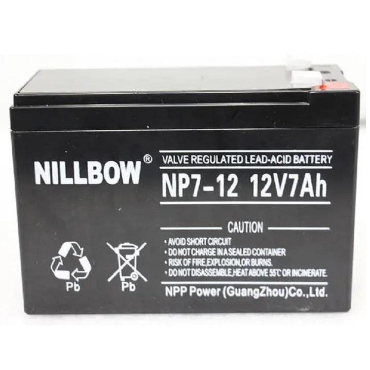 力宝NILLBOW蓄电池NP50-12 铅酸免维护12V50AH 紧急照明系统