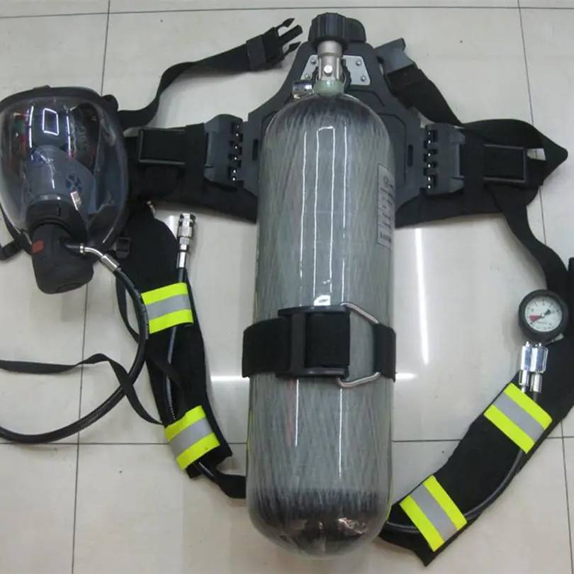 悦乾正压式呼吸防护器 国产带供气阀携气式呼吸防护器图片