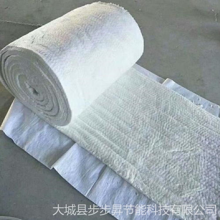 90kg/m3硅酸铝针刺毯 1公分标准硅酸铝纤维毯 硅酸铝厂家步步昇批发