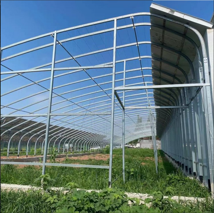 建源温室工程单栋玻璃温室联栋大棚适合多种地区气候