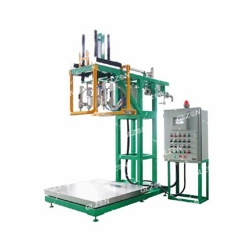 直列式液体灌装机_1000L吨桶化工行业灌装机智能化灌装设备