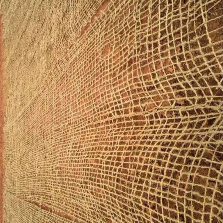 加筋护坡椰网 山体复绿椰丝纤维网  矿山修复cf网