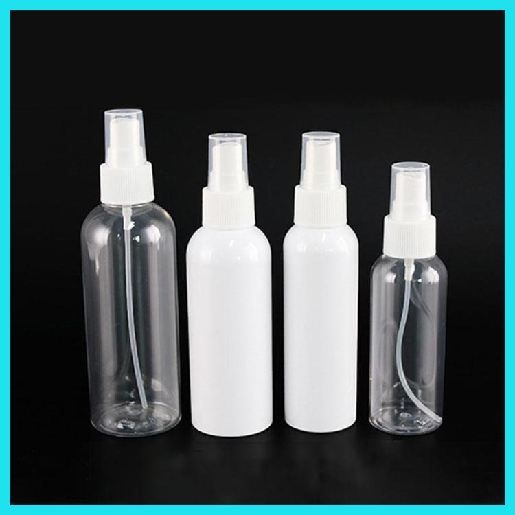 液体包装瓶 博傲塑料 按压塑料喷雾瓶 500ml白色圆柱型塑料喷壶