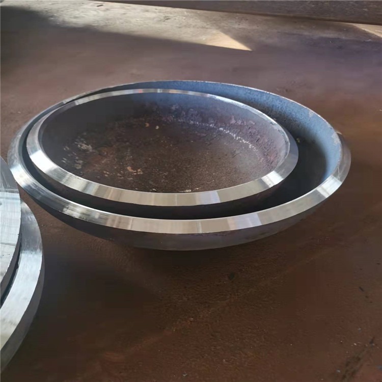 河北骏坤管件  生产DN500管线钢管帽 锅炉设备通用 厚壁平底冲孔帽