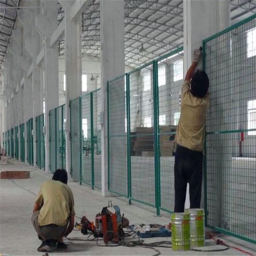 江苏厂区安全隔离带 车间隔离网 仓库隔离框网钢丝网