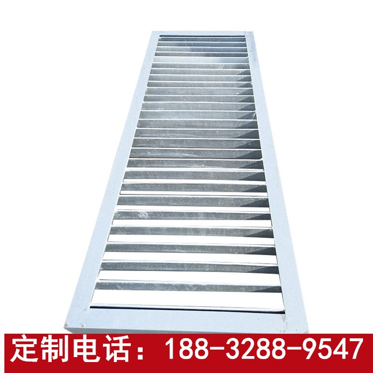 烨坤厂家直销 热浸锌钢格栅板 钢格板 沟盖板 楼梯踏步板 平台承重板 防滑踏步板 异形钢格板