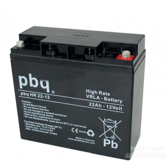 荷兰PBQ蓄电池pbq22-12 12V22AH应急照明 储能电池 UPS备用电池 报价