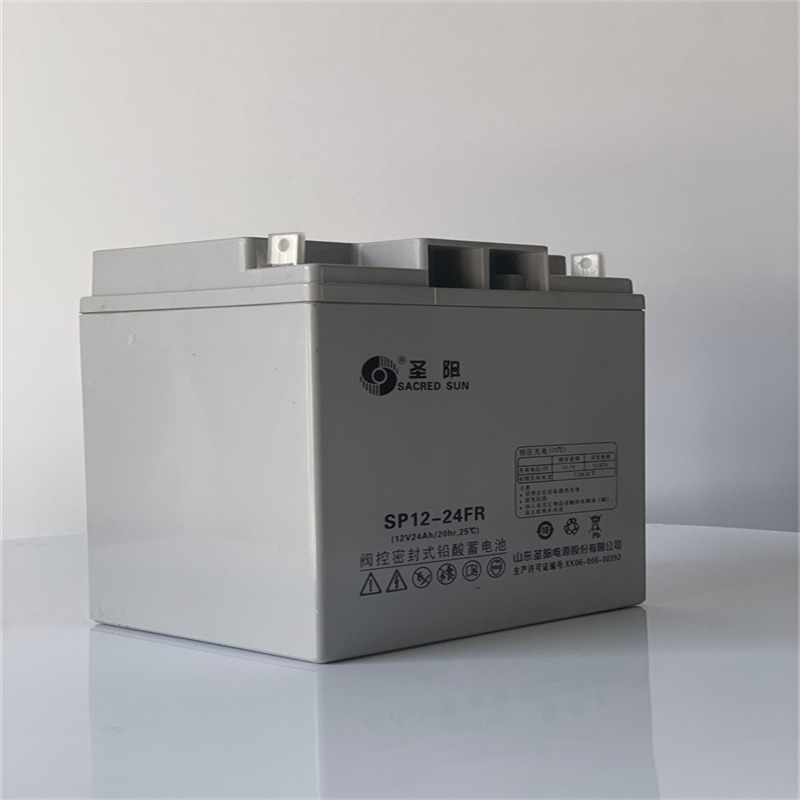 圣阳蓄电池SP12-24FR 12V24AH阀控式铅酸电池UPS蓄电池图片