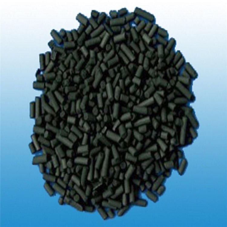脱硫柱状活性炭 特俐煤质柱状活性炭 圆柱状黑色活性炭 空气净化柱状活性炭图片