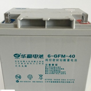 华富蓄电池6-GFM-40EPS消防系统直流屏后备UPS电源12V40AH蓄电池