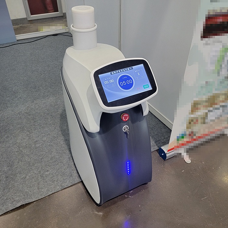 zc1强脉冲光消毒机器人 雾化消毒机器人 自动消毒医院消毒设备图片