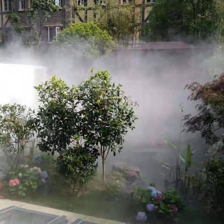 黑龙江景观人工造雾设备 旅游景区景点喷雾 景观雾森工程