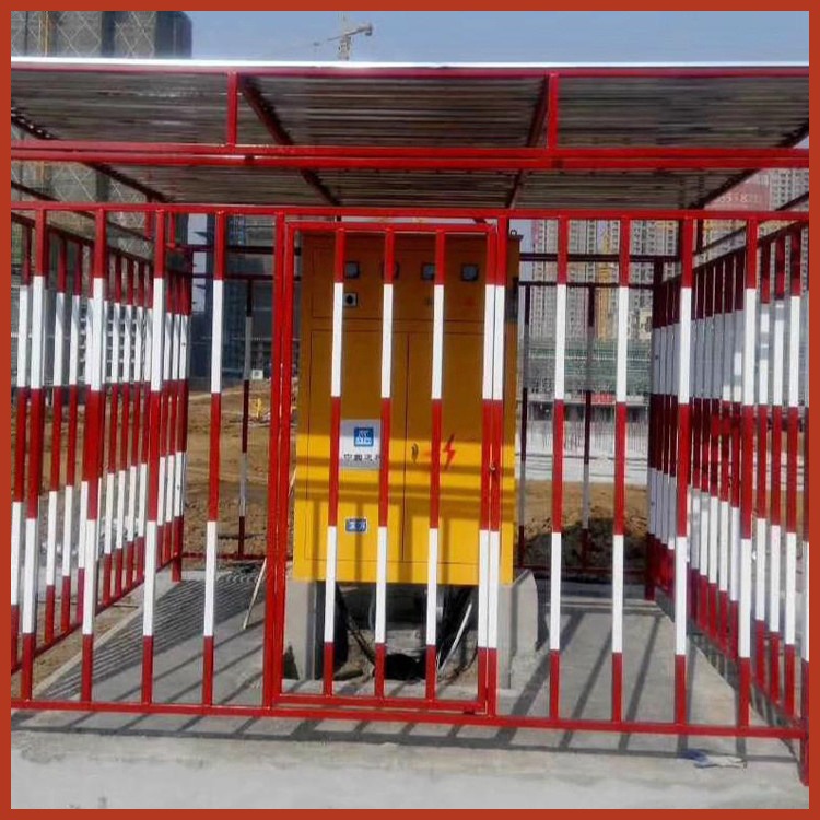 宇鑫 电箱保护围栏 配电箱防护棚 工地二级配电箱防护棚