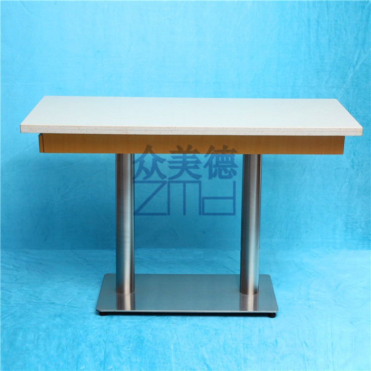 众美德奶茶店餐桌餐椅，木质餐桌，cz-1088大理石餐桌均可定制