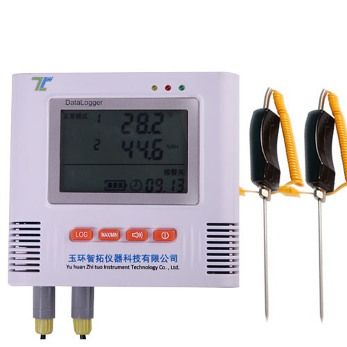 杭州德鲁克 双路土壤温度记录仪i500-E2TW图片