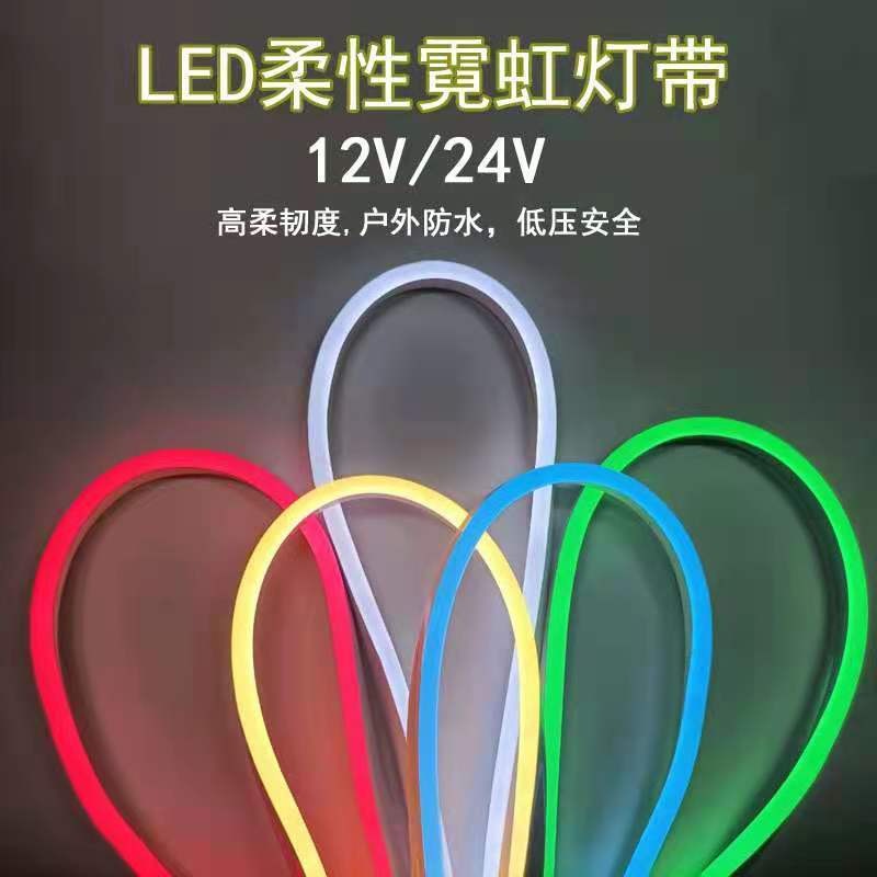 LED灯带 户外造型做字24V防水软灯条 玖恩灯具图片