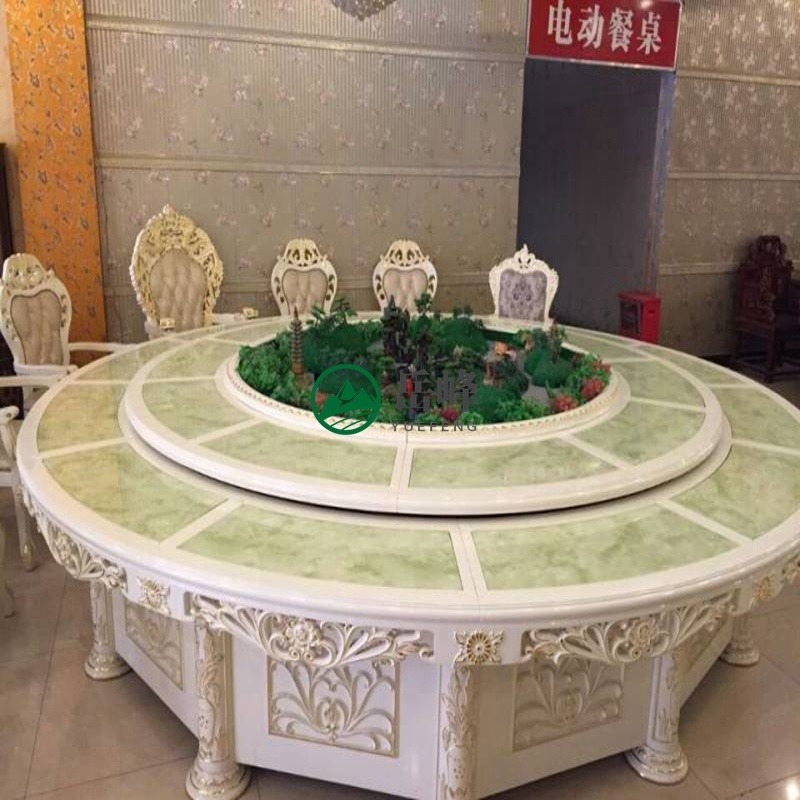 20人安徽厂家家用餐桌椅价格4700 	白橡木电动餐桌销售	椭圆餐桌尺寸定制图片