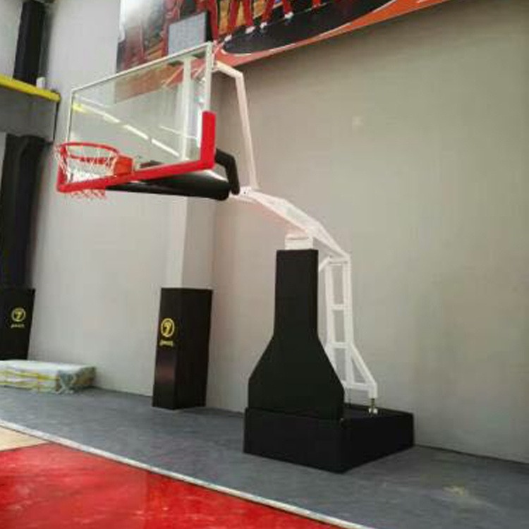金伙伴体育厂家供应定制手动液压篮球架 电动液压篮球架 移动升降箱式篮球架
