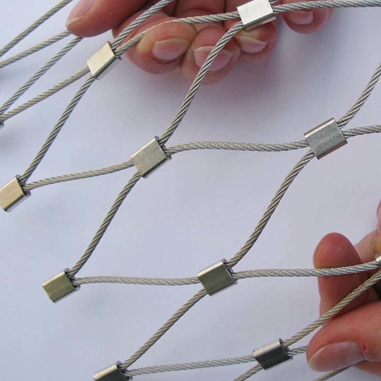 创辉 防坠落不锈钢绳网 锁扣型不锈钢绳网 工厂定制
