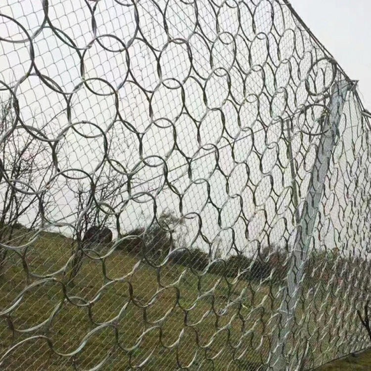 被动防护网 sns环形网 边坡防护网 斜坡拦石钢丝绳网厂生产 安装