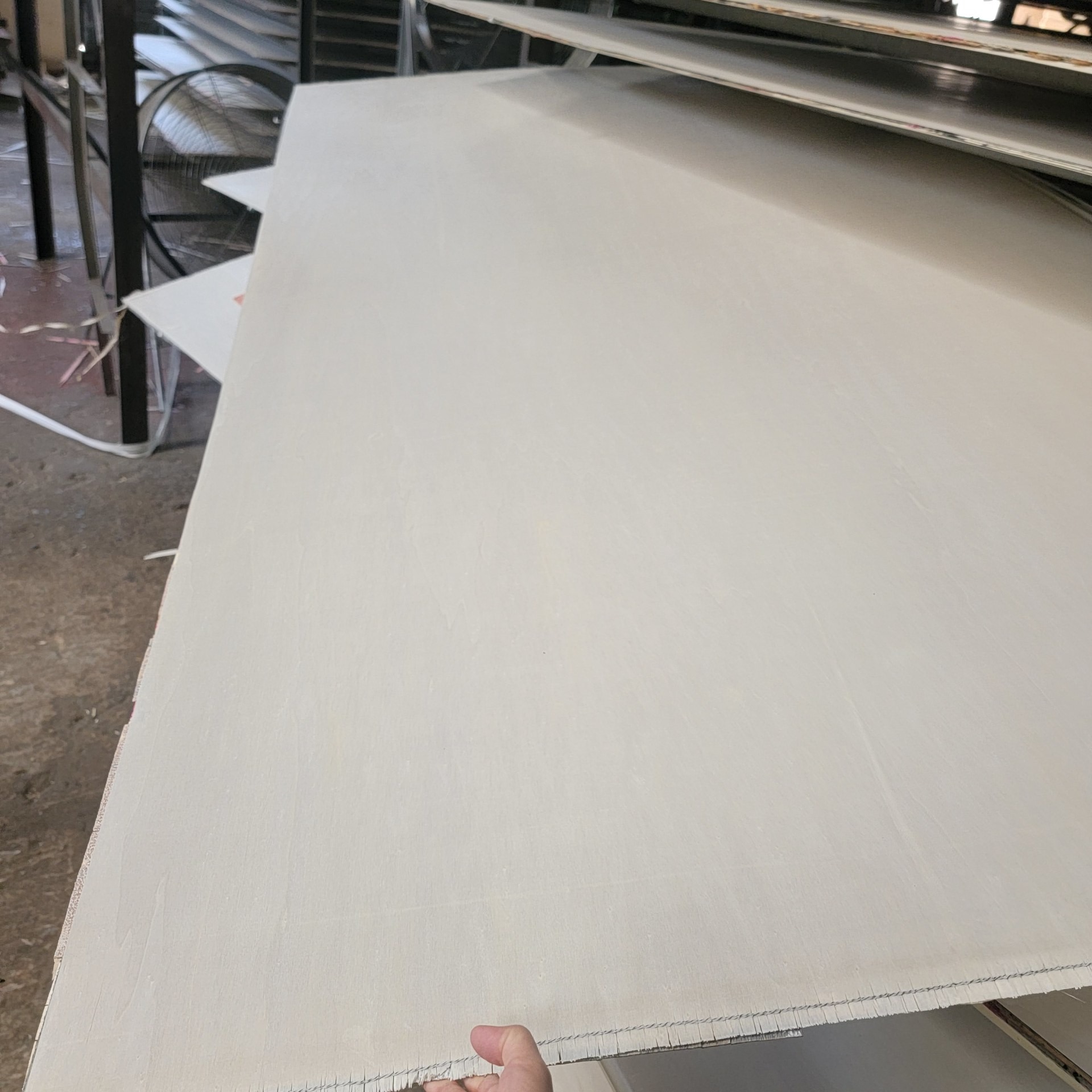 7mm双面漂白杨木胶合板二次成型全杨木整芯砂光板工艺三合板三夹板大白板图片