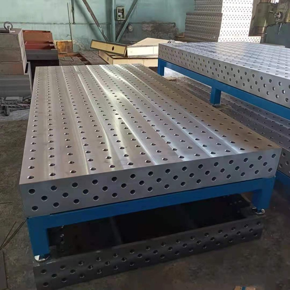 三维柔性焊接平台  划线检验平板厂家 机器人焊接工作台 宝都工量具