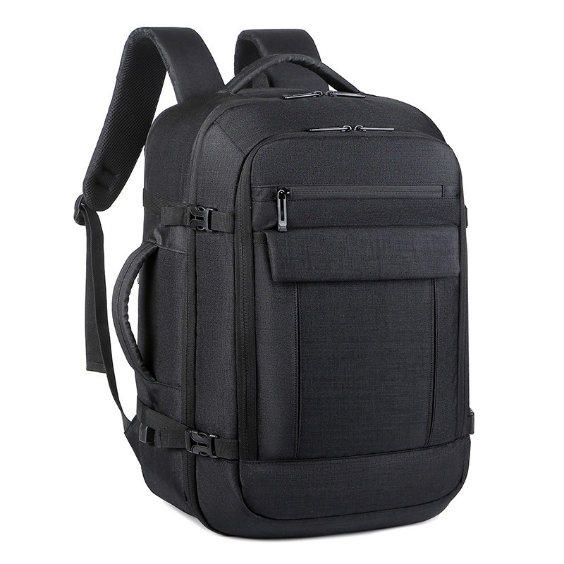 男士双肩包17寸电脑包新款扩容防水牛津布大容量商务旅行背包图片