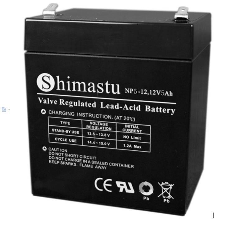 Shimastu蓄电池NP10-12 12V10AH直流屏 机房 UPS电源配套