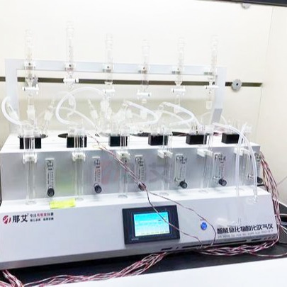 全自动硫化物酸化吹气仪,水质硫化物的测定碘量法,可以选择自动加酸模块实现全自动闭环加酸进样