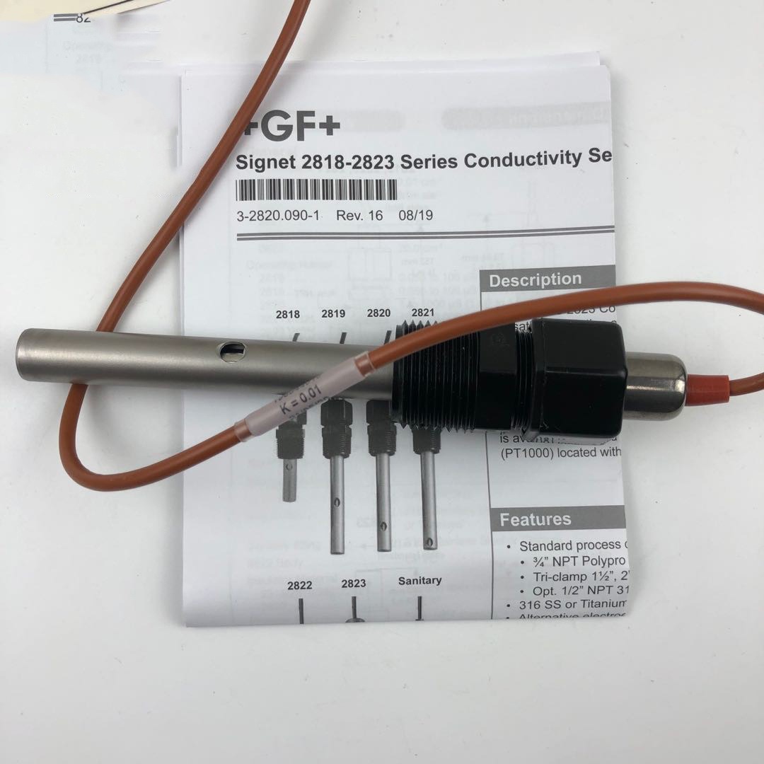 GF探头纯水型电极 3-2819-1 3-2820-1 3-2821-S1电导率传感器图片