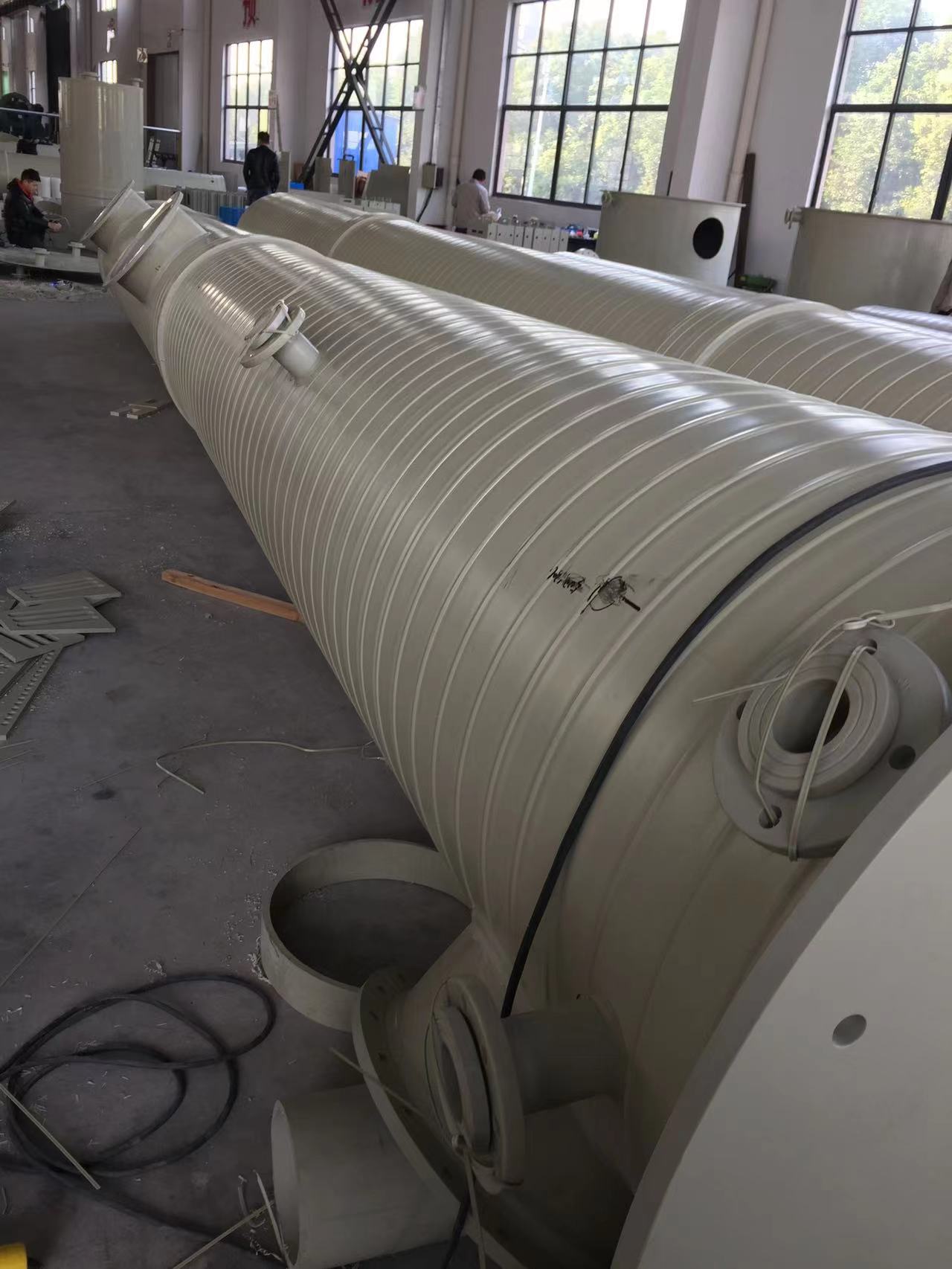 神达管件废气喷淋塔环保喷淋塔工业废气处理