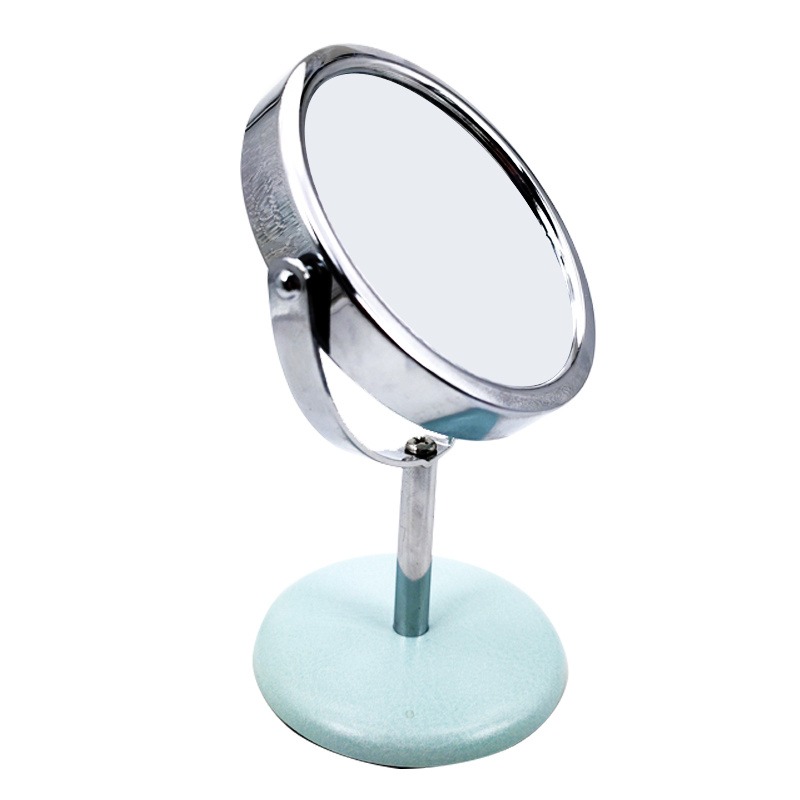 梳妆镜台式桌面公主镜美容镜欧式家用化妆镜便携双面镜子放大台镜工厂定做