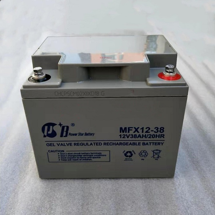 PSB派士博蓄电池MFX12-38铅酸免维护12V38AH代理商现货