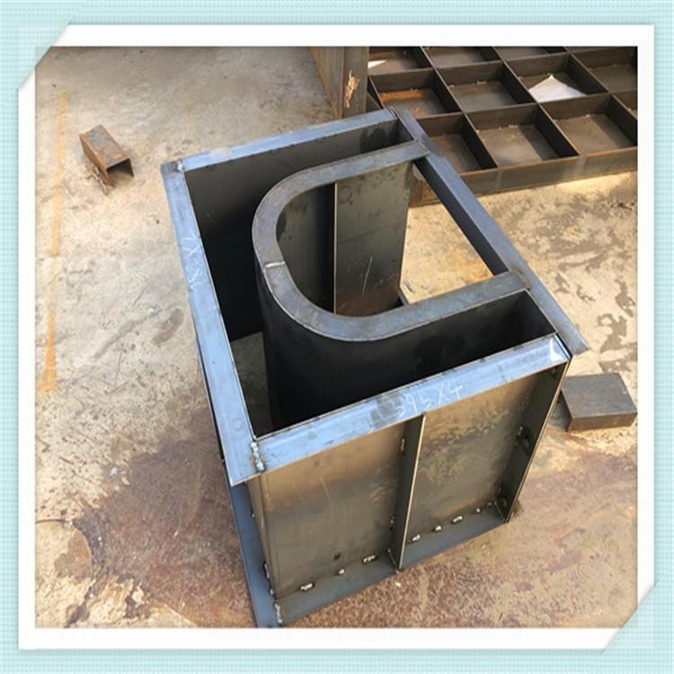 水库排水工程梯形槽钢模具 矩形水槽钢模具形状尺寸 矩形槽模具