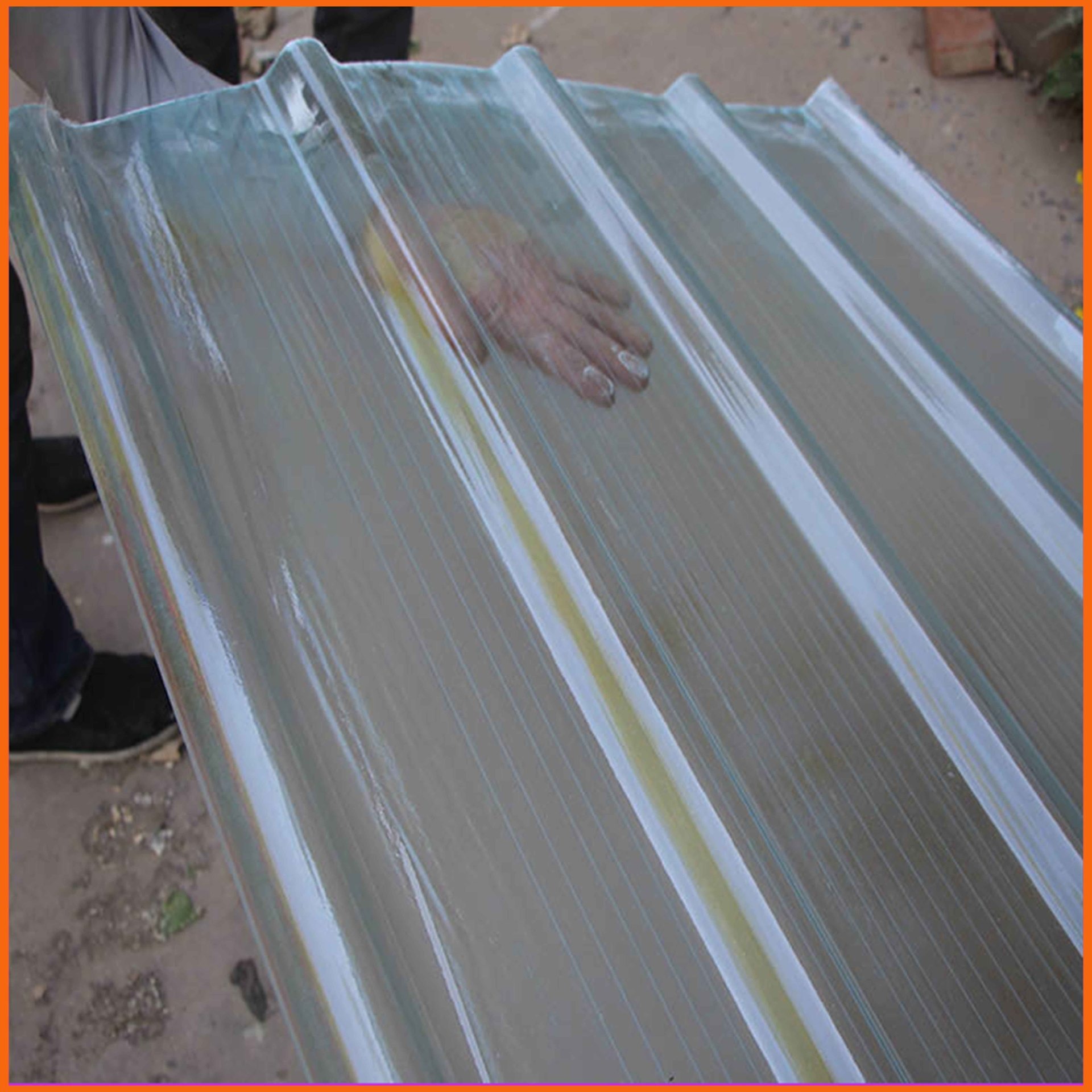 临汾防紫外线FRP采光带 1.2m宽玻璃钢透明瓦 一级阻燃采光板生产厂家
