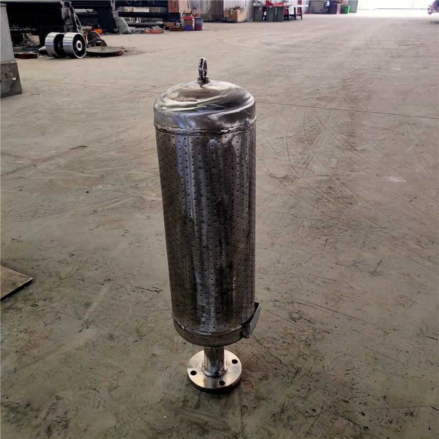 过热器安全阀消声器KAD-230-0.8-6安全阀排气消声器 华银小孔消声器