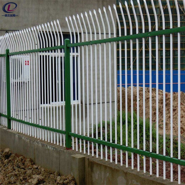 金属围栏 黑色院墙围栏 德兰学校工厂方钢护栏定制批发