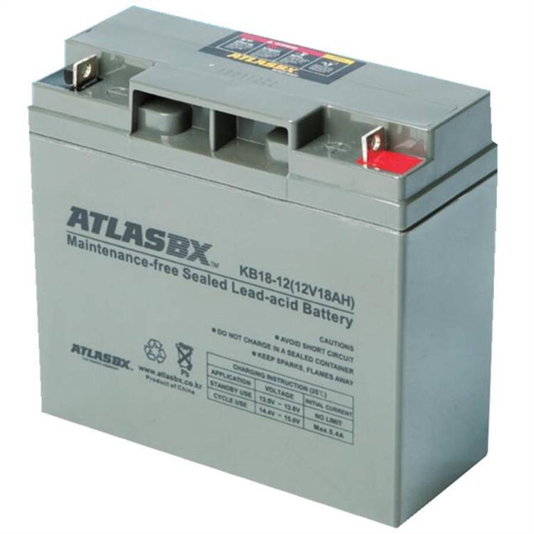 韩国ATLASBX蓄电池KB7-12 12V7AH直流屏 UPS/EPS电源配套