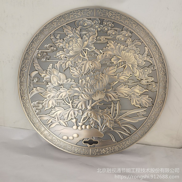 北京融视通 铜浮雕球墨铸铁厂家直供球墨铸铁圆形方形定做艺术图片