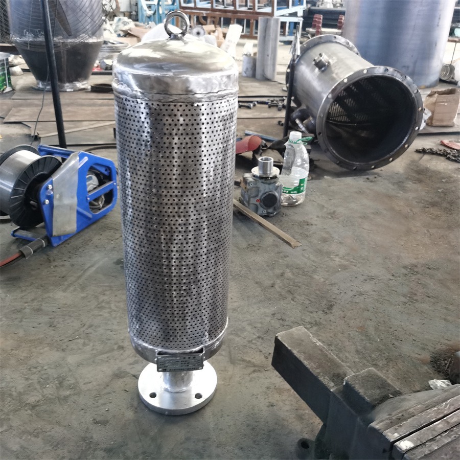 供应锅炉安全阀排气消声器 安全阀排气消声器 华银排气消音器KAD-205-1.61-15图片