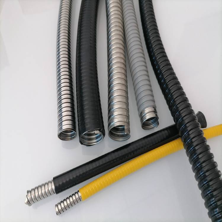 光纤PVC保护固定套管 20平包塑金属软管SUS304不锈钢激光器管生产